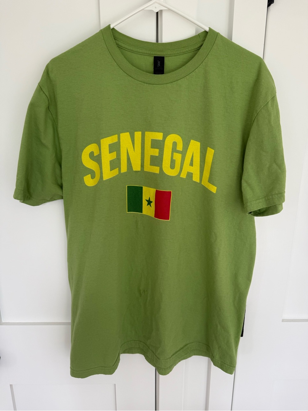 Senegal World Cup Green T-Shirt with flag